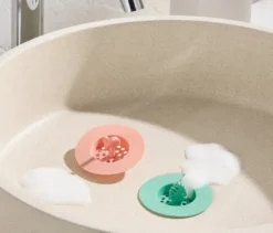 2 Abflusssiebe aus Silikon