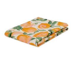Abwischbare Tischdecke, ca. 90 x 90 cm, orange