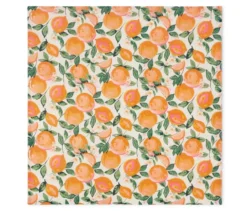 Abwischbare Tischdecke, ca. 90 x 90 cm, orange