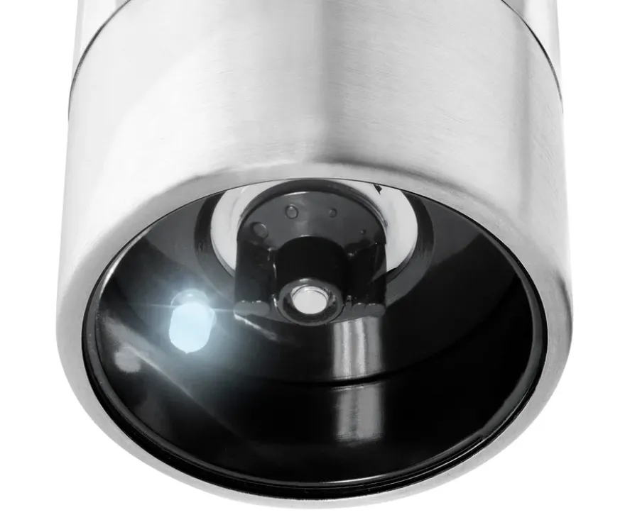 ADE Elektrische Salz-und-Pfeffermühle mit Beleuchtung, schwarz