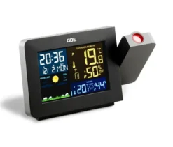 ADE Wetterstation mit Funk-Außensensor und Projektion
