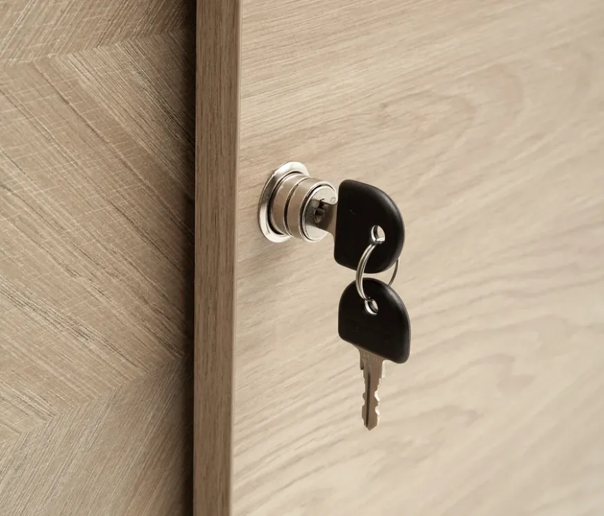 Aktenschrank »Arezzo«, 2 Schiebetüren, Eichen-Dekor/Fischgräten-Dekor, groß