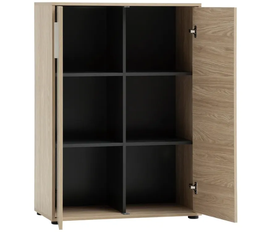 Aktenschrank »Arezzo«, 2-türig, Eichen-Dekor/Fischgräten-Dekor