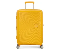 American Tourister Hartschalen-Koffer »Soundbox« Spinner, mittel, golden yellow