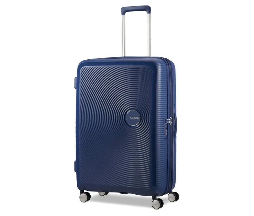 American Tourister Hartschalen-Koffer »Soundbox« Spinner, groß, midnight navy