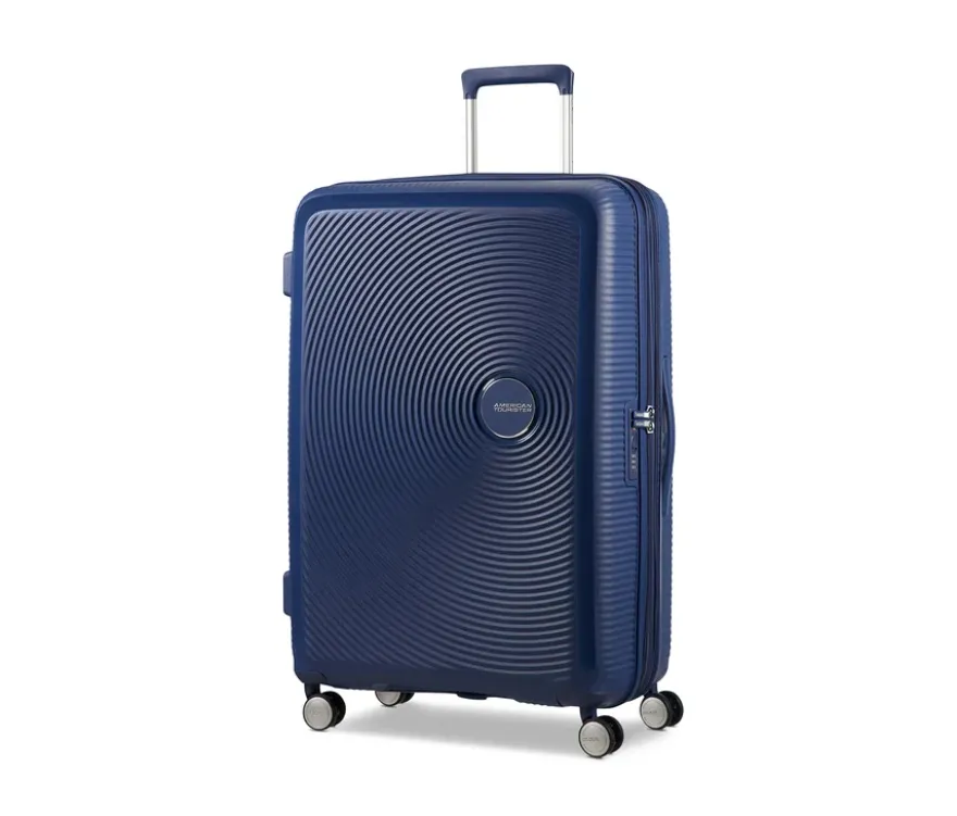 American Tourister Hartschalen-Koffer »Soundbox« Spinner, groß, midnight navy
