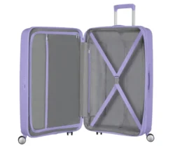 American Tourister Hartschalen-Koffer »Soundbox« Spinner, groß, lavender