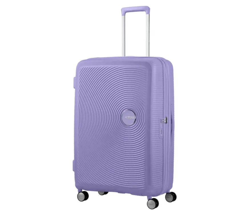American Tourister Hartschalen-Koffer »Soundbox« Spinner, groß, lavender
