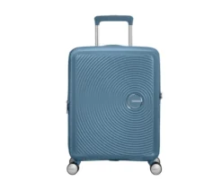 American Tourister Hartschalen-Koffer »Soundbox« Spinner, klein, stone blue