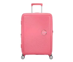 American Tourister Hartschalen-Koffer »Soundbox« Spinner, mittel, sun kissed coral