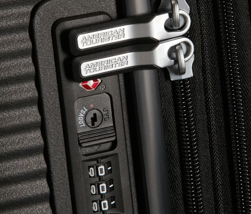 American Tourister Hartschalen-Koffer »Soundbox« Spinner, groß, bass black