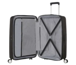 American Tourister Hartschalen-Koffer »Soundbox« Spinner, mittel, bass black