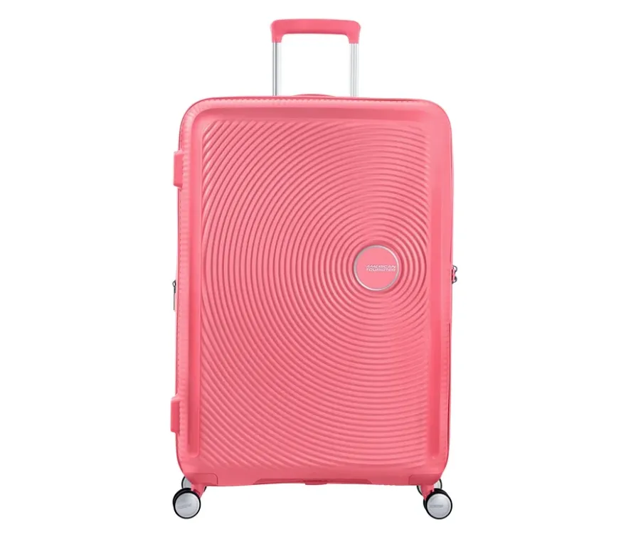 American Tourister Hartschalen-Koffer »Soundbox« Spinner, groß, sun kissed coral