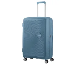 American Tourister Hartschalen-Koffer »Soundbox« Spinner, groß, stone blue