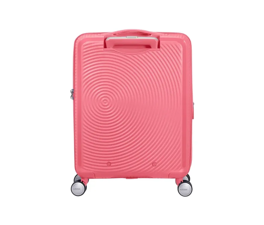 American Tourister Hartschalen-Koffer »Soundbox« Spinner, klein, sun kissed coral