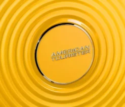 American Tourister Hartschalen-Koffer »Soundbox« Spinner, klein, golden yellow