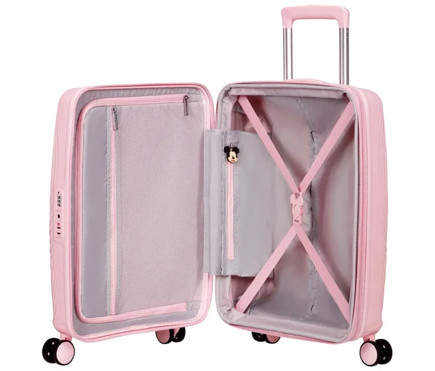 American Tourister Mickey Magic Trolley, rosa