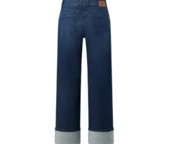 Angels Denim »Laia Turn Up«, Wide Leg, dunkelblau