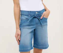 Angels Denim »Lia City« Shorts, hellblau