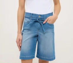 Angels Denim »Lia City« Shorts, hellblau
