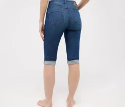 Angels Jeans »Capri Turn-Up«, Slim Fit, mid blue