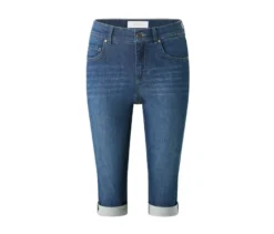 Angels Jeans »Capri Turn-Up«, Slim Fit, mid blue