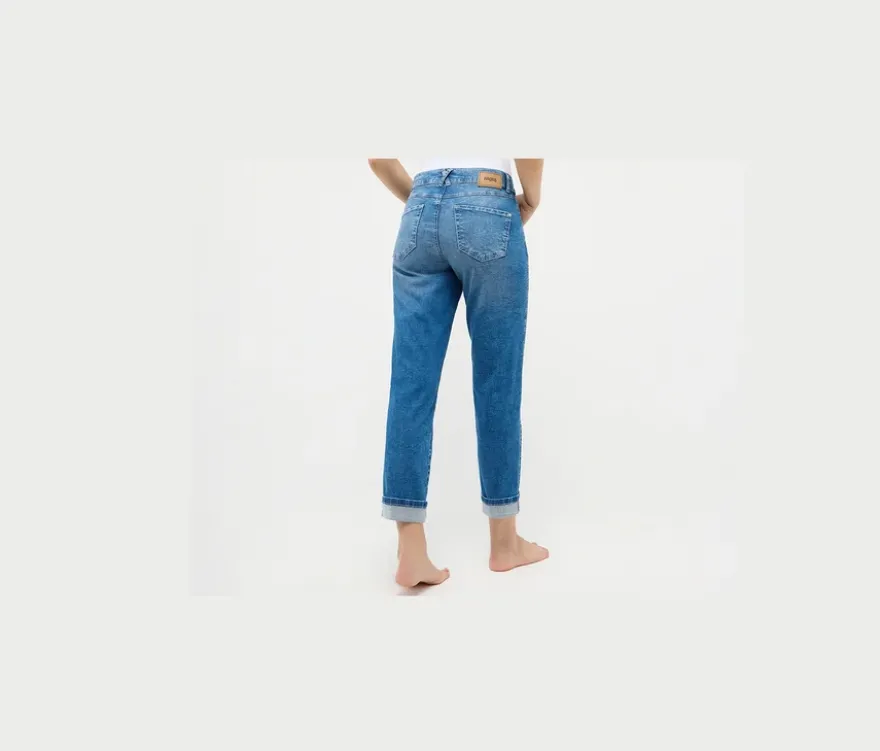 Angels Jeans »Darleen« Crop Turn Up 7/8, light blue