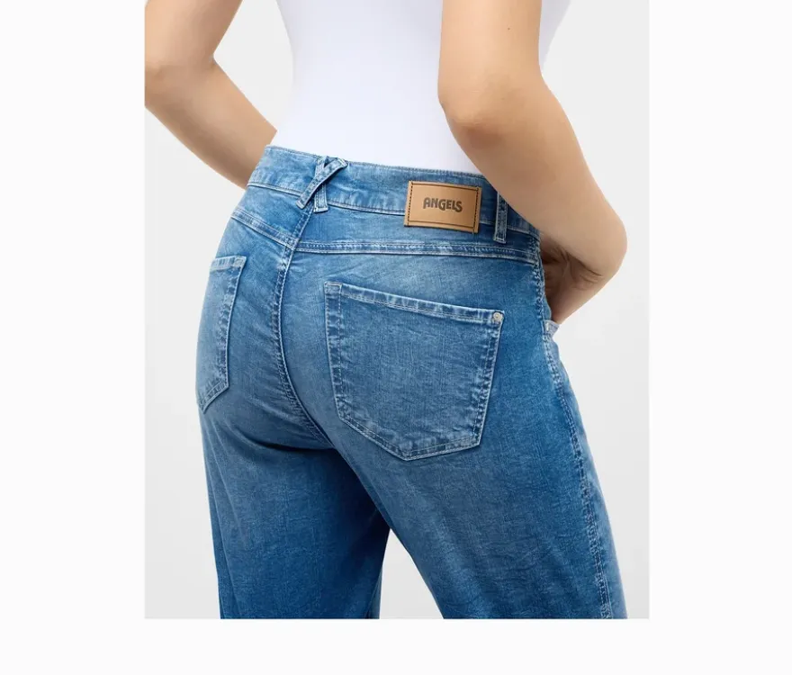 Angels Jeans »Darleen« Crop Turn Up 7/8, light blue