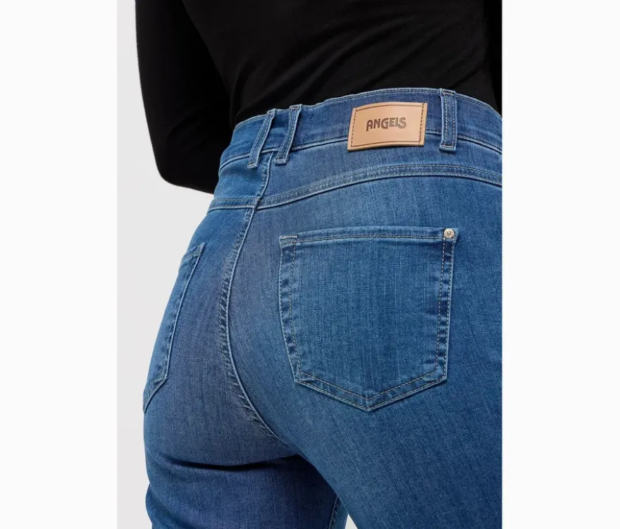 Angels Jeans »Lara« Straight Fit, mid blue