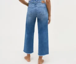 Angels Jeans »Linn« Culotte Fransen, light blue