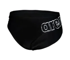 arena Badehosen-Slip Scratchy, schwarz