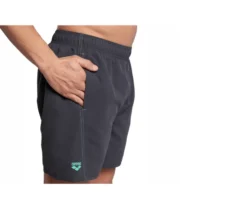 arena Badeshorts Fundamentals Logo, grau