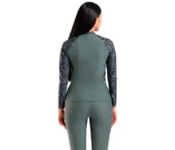 arena Damen-UV-Schutz-Rash-Allover-Langarm-Schwimmshirt