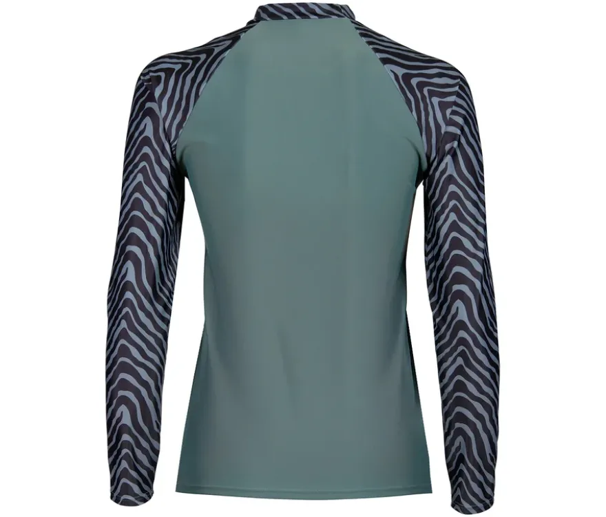 arena Damen-UV-Schutz-Rash-Allover-Langarm-Schwimmshirt