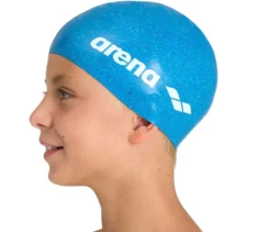 arena Kinder-Badekappe Junior Silikon, blau