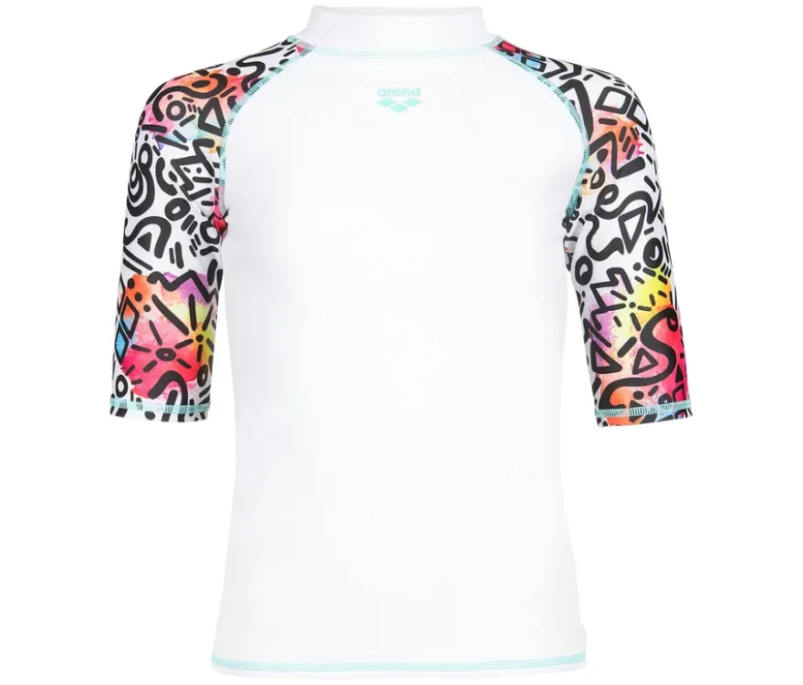arena Kinder-UV-Kurzarm-Schwimmshirt »Rash Allover«