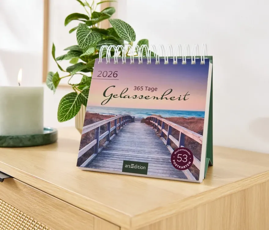 Aufstellkalender 2026 – 365 Tage Gelassenheit