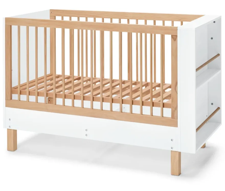 Babybett »Leira« mit integriertem Bücherregal