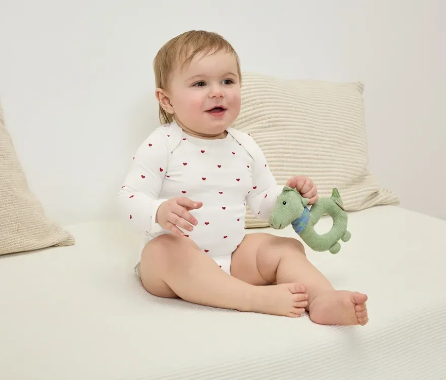 5 Baby-Bodys mit Mitwachsfunktion