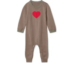 Baby-Einteiler mit Wolle