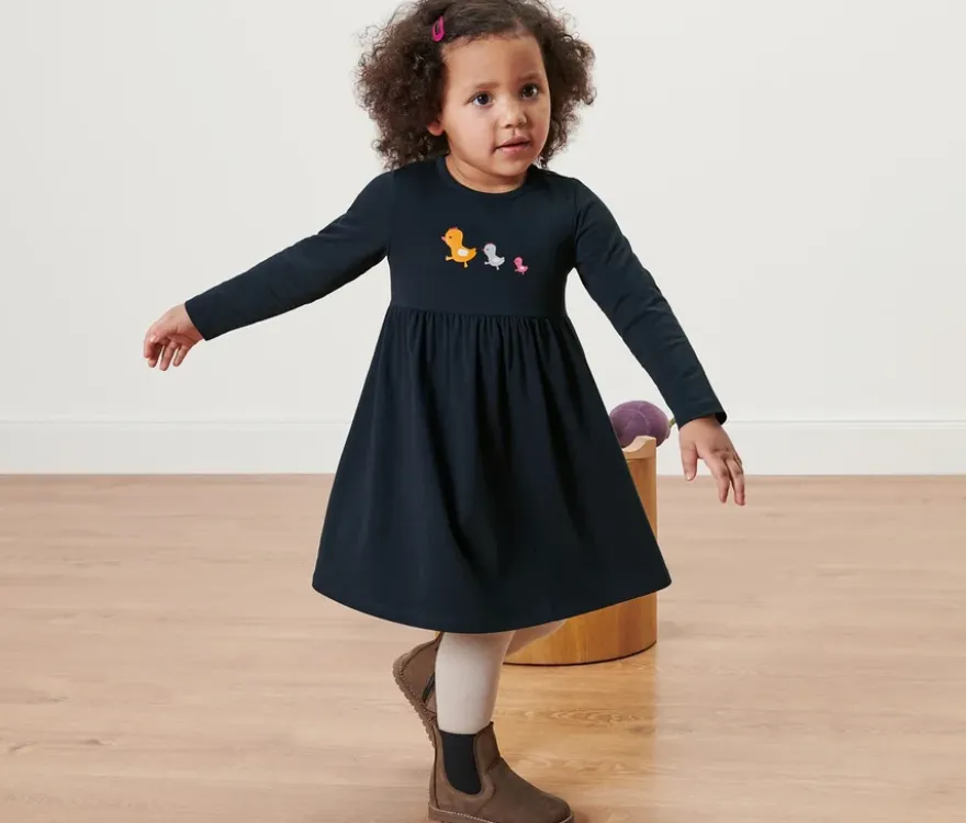 Baby Jerseykleid, blau