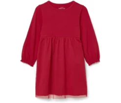 Baby-Jersey-Kleid mit Tüll
