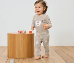2 Baby-Mitwachs-Leggings