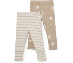 2 Baby-Mitwachs-Leggings