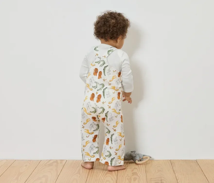 Baby-Musselin-Latzhose