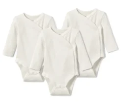 3 Baby-Ripp-Langarmbodys
