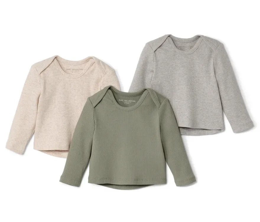 3 Baby-Rippshirts