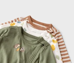 3 Baby-Schlafanzüge, Waldtiere