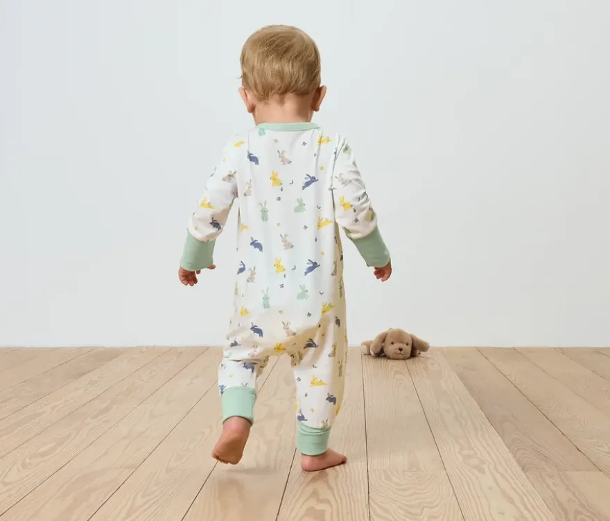 Baby-Schlafanzug, Hasen