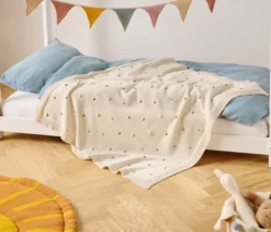 Baby-Strick-Kuscheldecke, 90 x 90cm